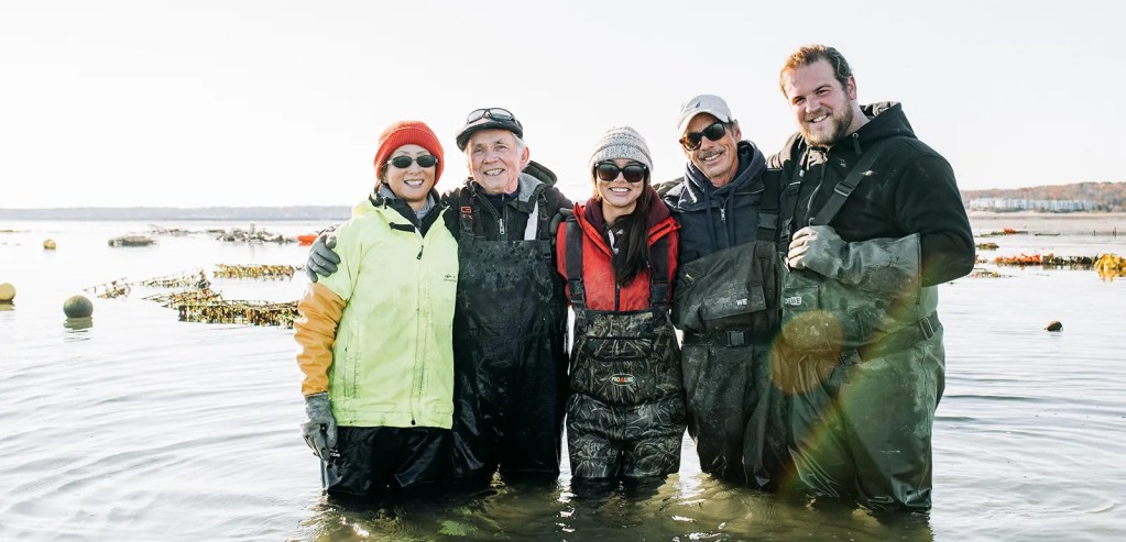 warrens cove oyster farm team