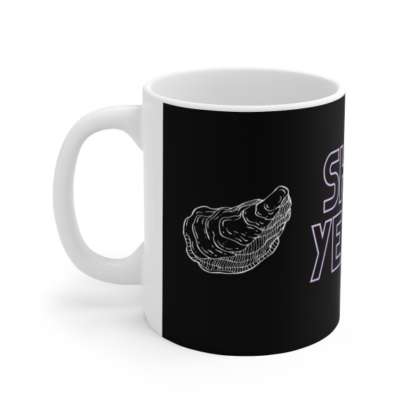 "shell yeah" funny mug