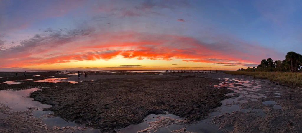 Apalachee bay at dusk