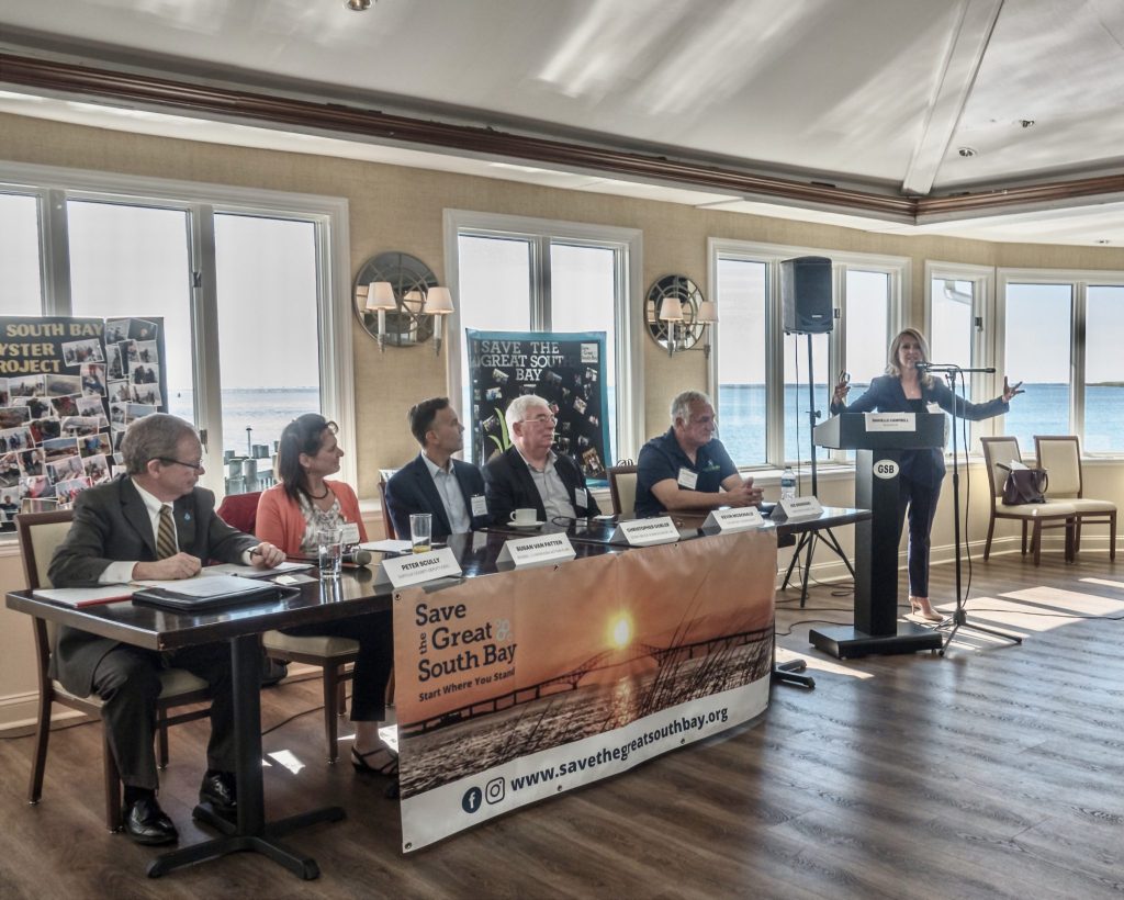 press conference and community outreach. speaker series on brown tide.