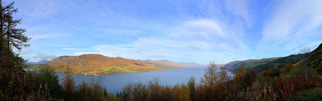 loch charon from above stromeferry
