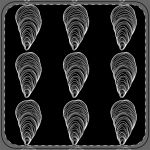 Oyster Encyclopedia Logo Tile Coaster – Premium Cork-Backed Coaster for Oyster Lovers