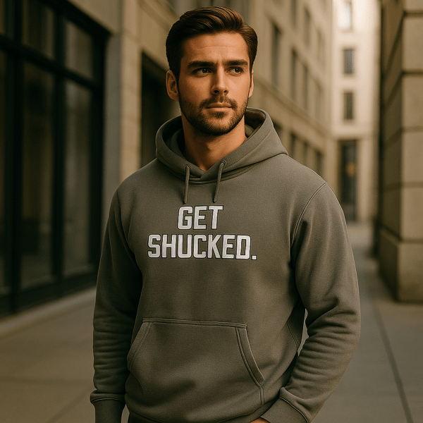 Kraken ‘Get Shucked’ Hoodie – Unisex Oyster Hoodie by New Era - Image 5