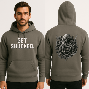 Kraken ‘Get Shucked’ Hoodie – Unisex Oyster Hoodie by New Era
