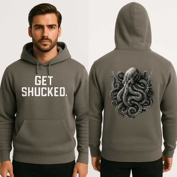 Kraken ‘Get Shucked’ Hoodie – Unisex Oyster Hoodie by New Era